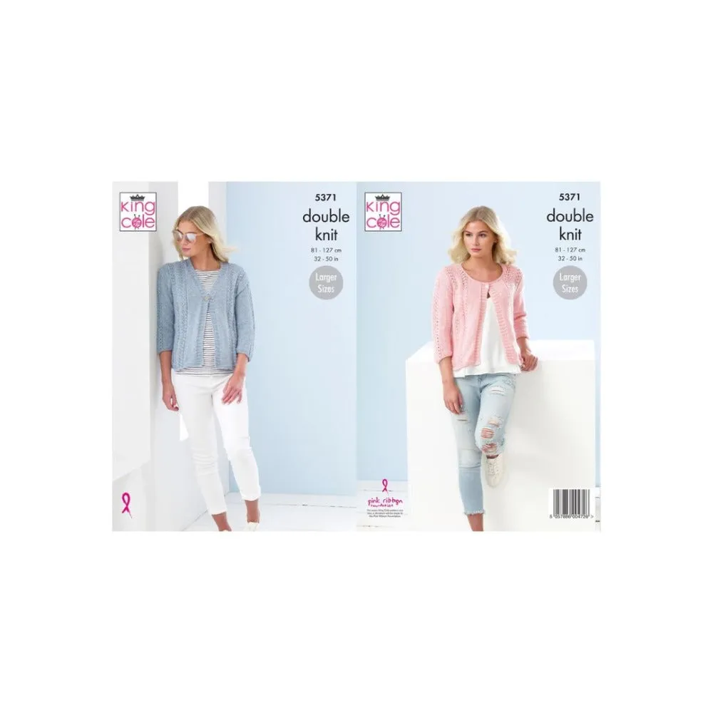 King Cole Ladies DK Knitting Pattern 5371