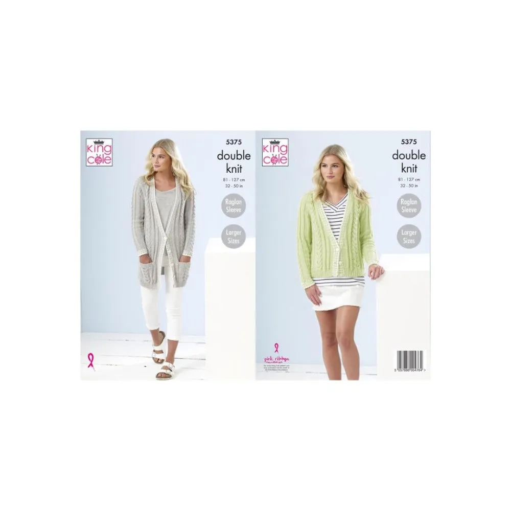 King Cole Ladies DK Knitting Pattern 5375