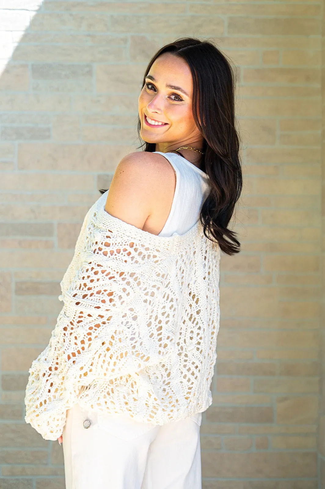 Kiwi Babe Cardigan Ivory