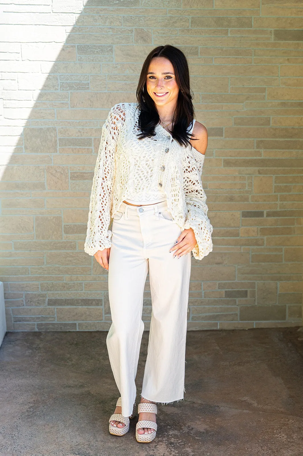 Kiwi Babe Cardigan Ivory