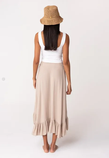 Lainey Ruffle Maxi Skirt