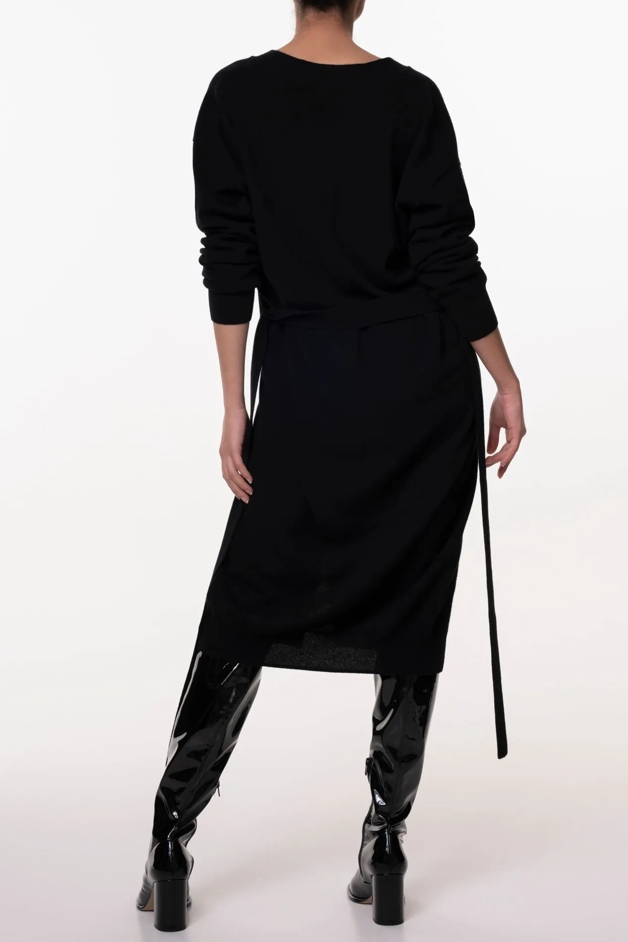 Lani Cashmere Long Cardigan In Embassy