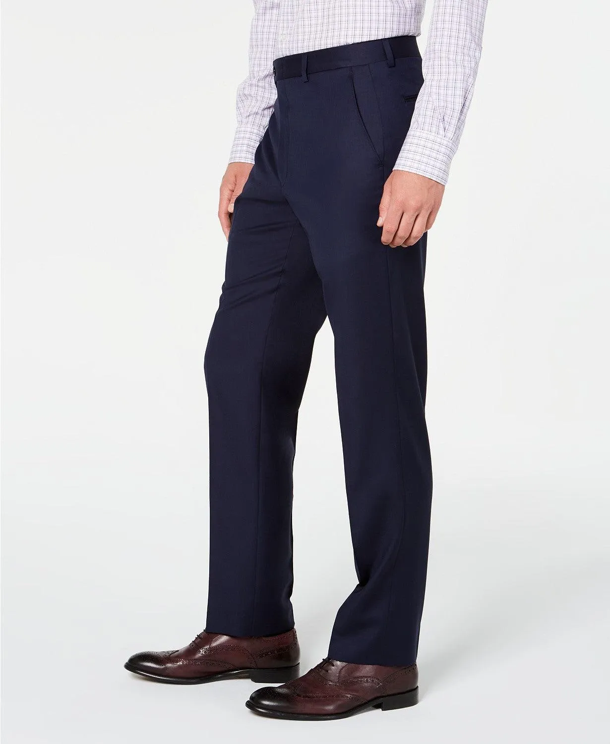 Lauren Ralph Lauren Mens Classic fit Dress Pants 40 / 34 Blue Solid