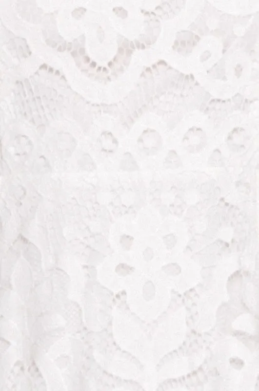 Layla's White Lace Dress
