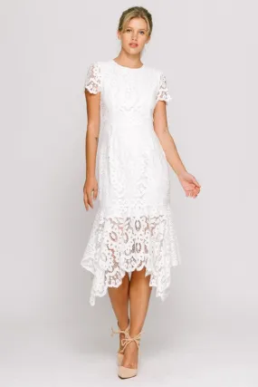 Layla's White Lace Dress