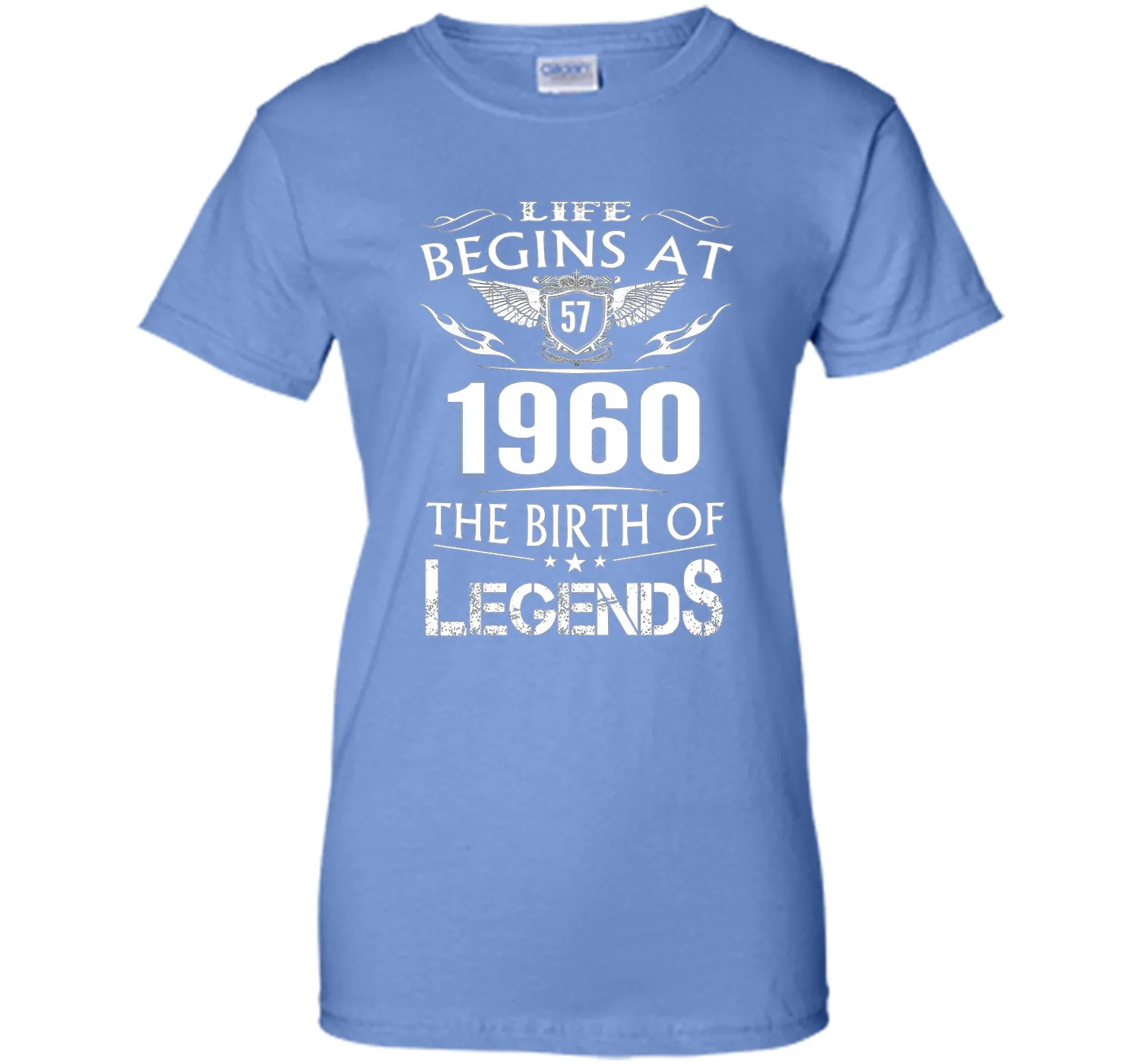 Life Begins At 57 1960 The Birth Of Legends T-Shirt cool shirt