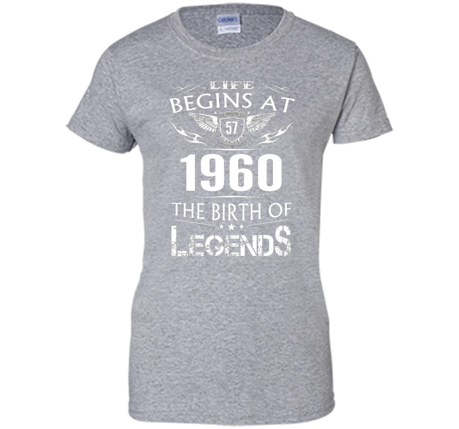 Life Begins At 57 1960 The Birth Of Legends T-Shirt cool shirt