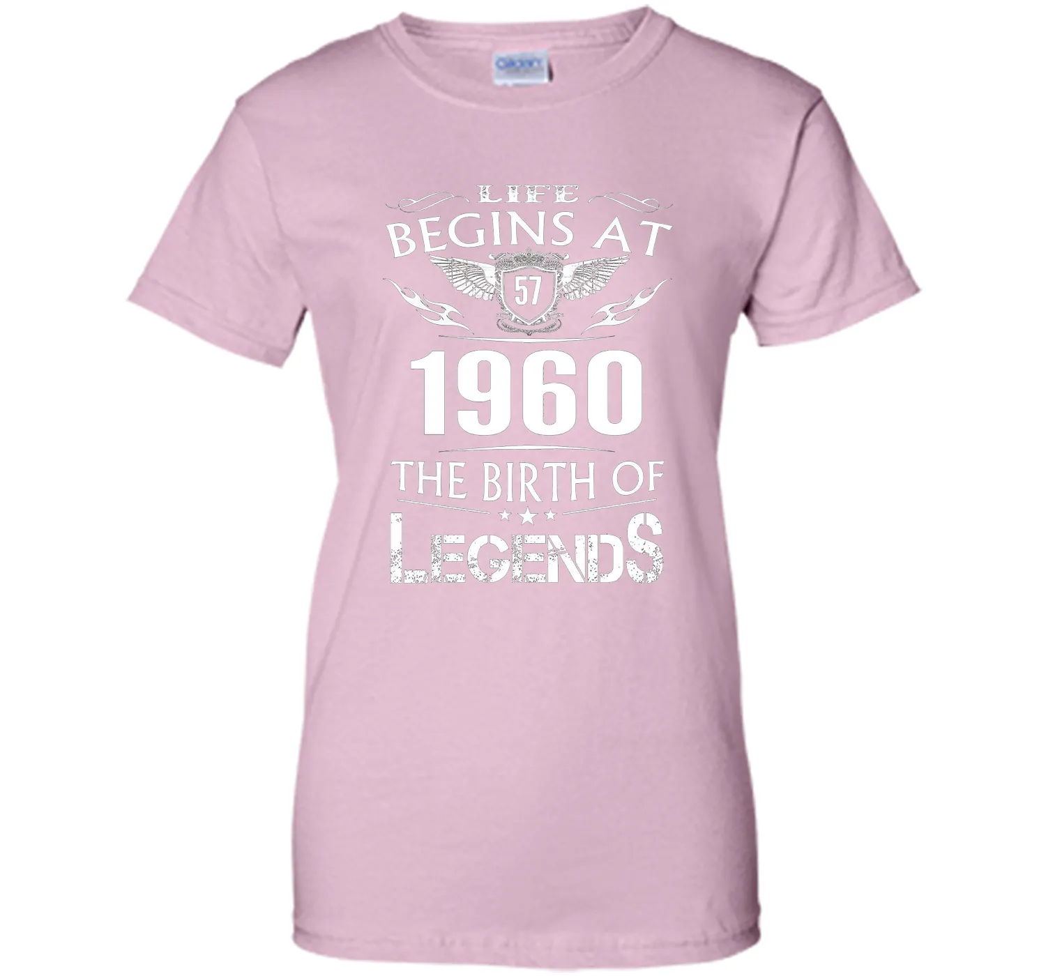 Life Begins At 57 1960 The Birth Of Legends T-Shirt cool shirt