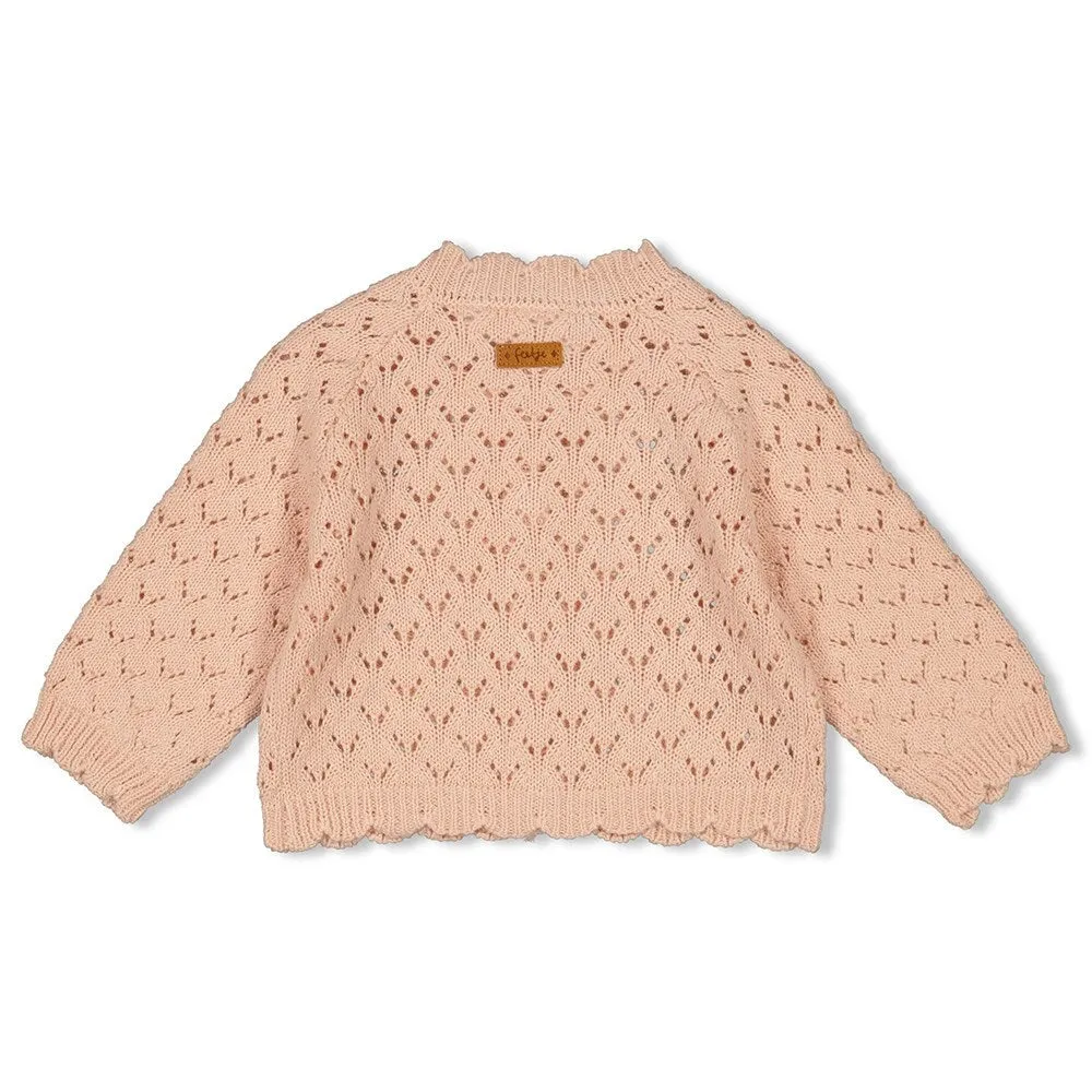 LITTLE ROSEBUD	- Keepsake Organic Cotton Cardigan Sweater