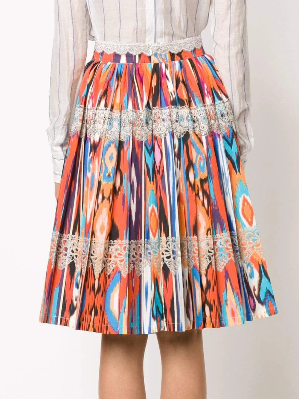 Liutaio Abstract Print Skirt