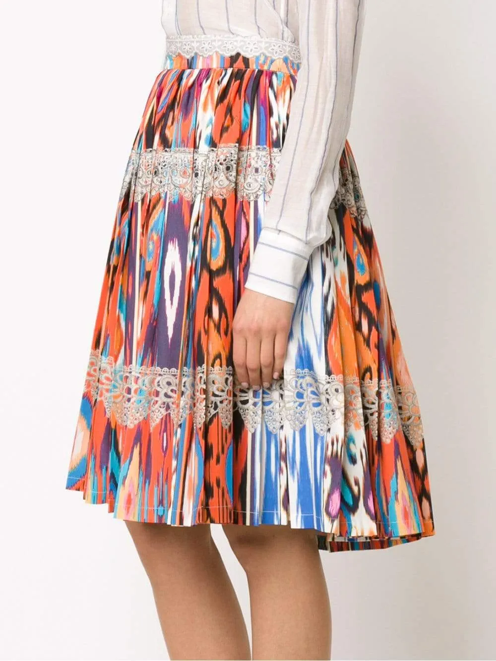 Liutaio Abstract Print Skirt