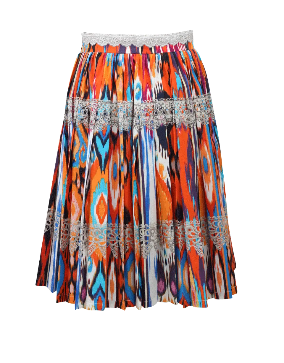 Liutaio Abstract Print Skirt
