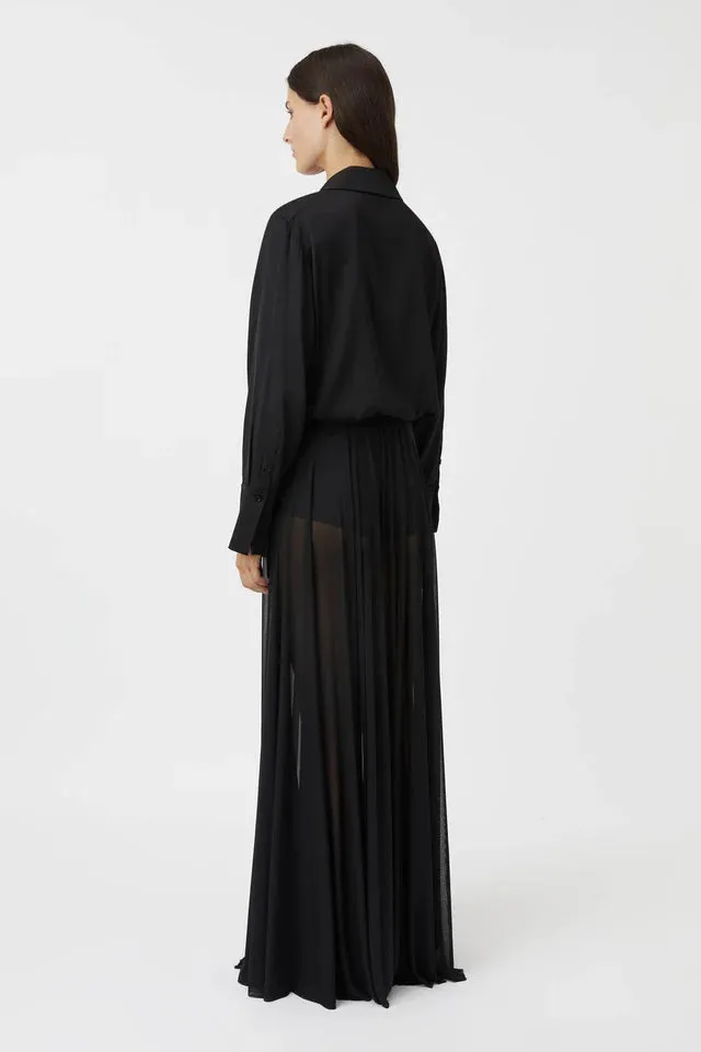 Loom Maxi Skirt | Black