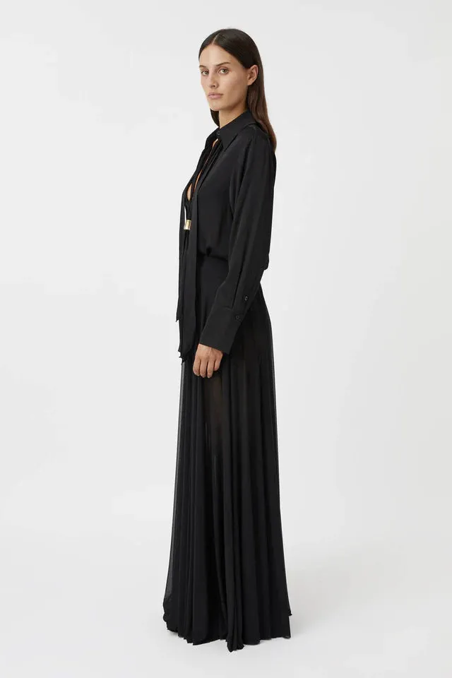 Loom Maxi Skirt | Black