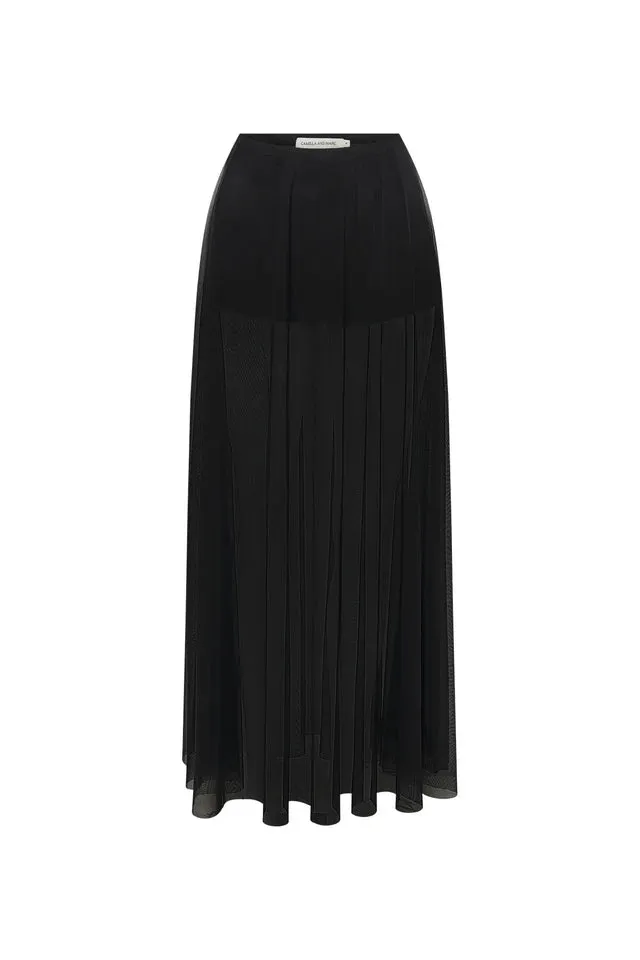Loom Maxi Skirt | Black
