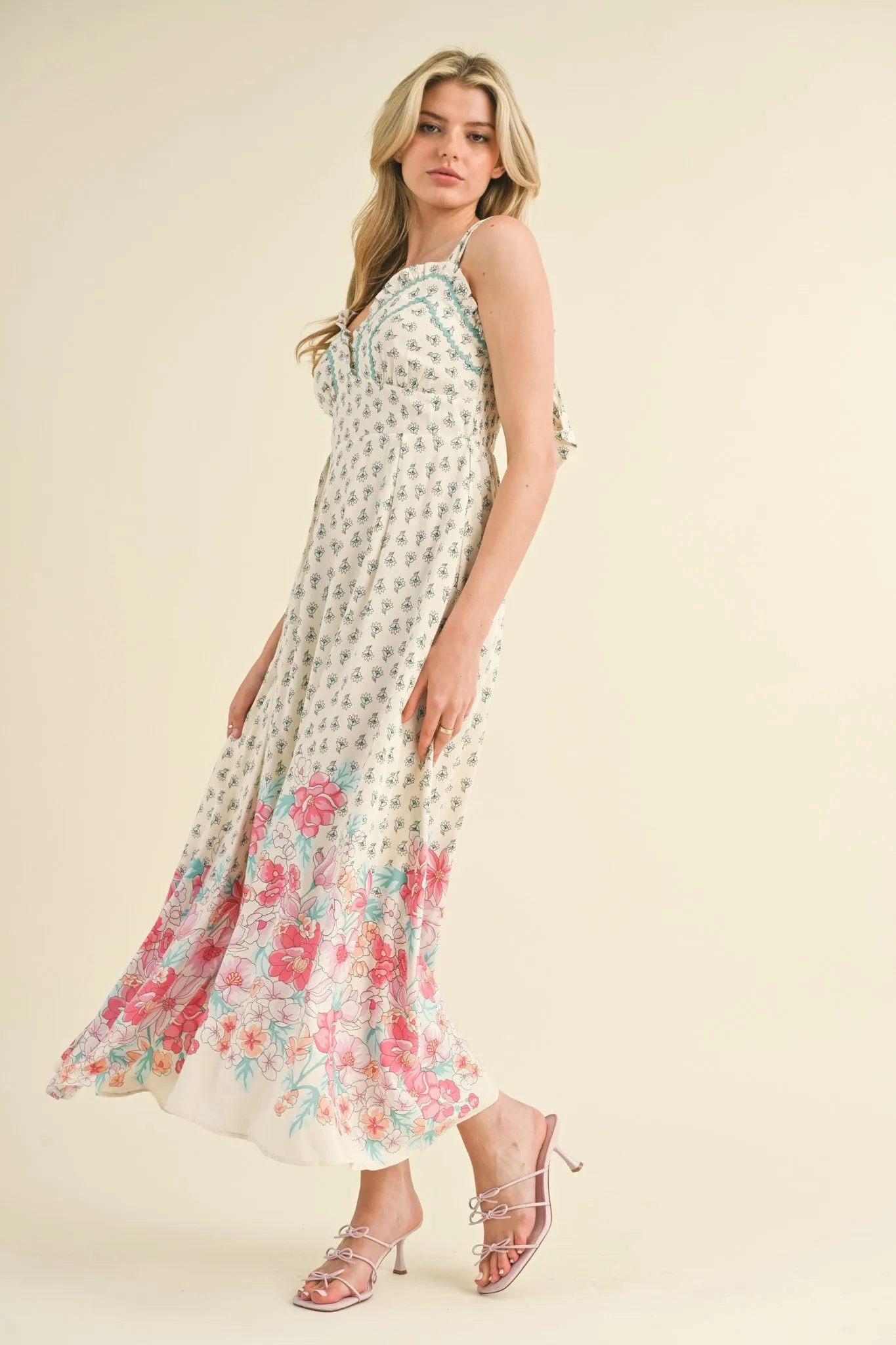 Lost In A World of Flowers Dress