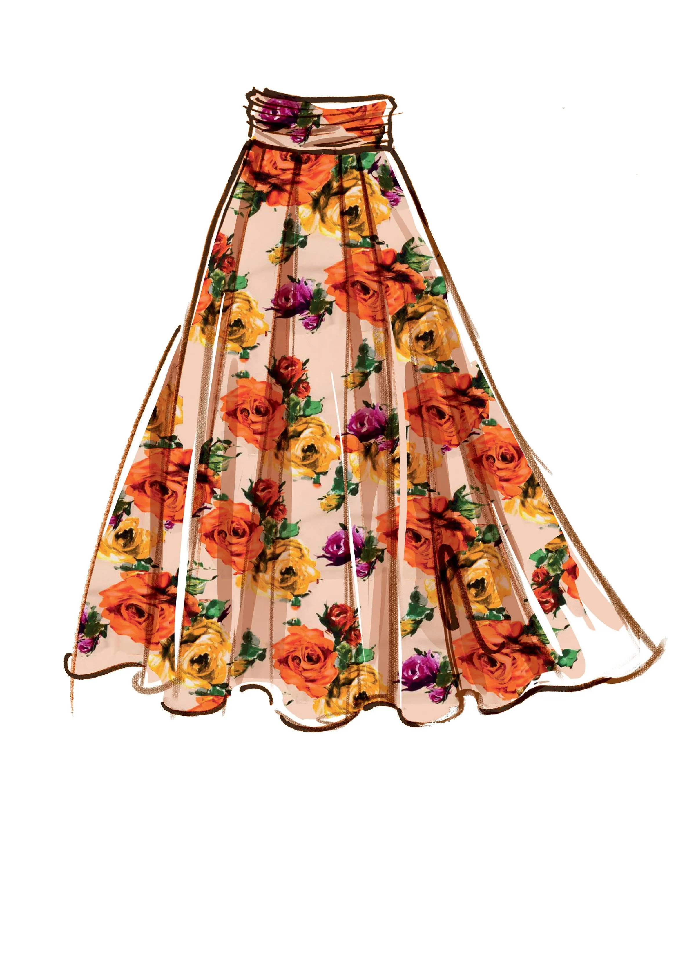 McCalls Sewing Pattern 8152 Misses' Top and Skirts