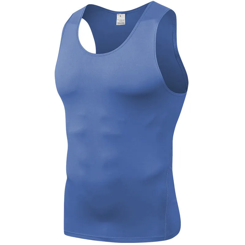 Men Compression Running Tank Top
