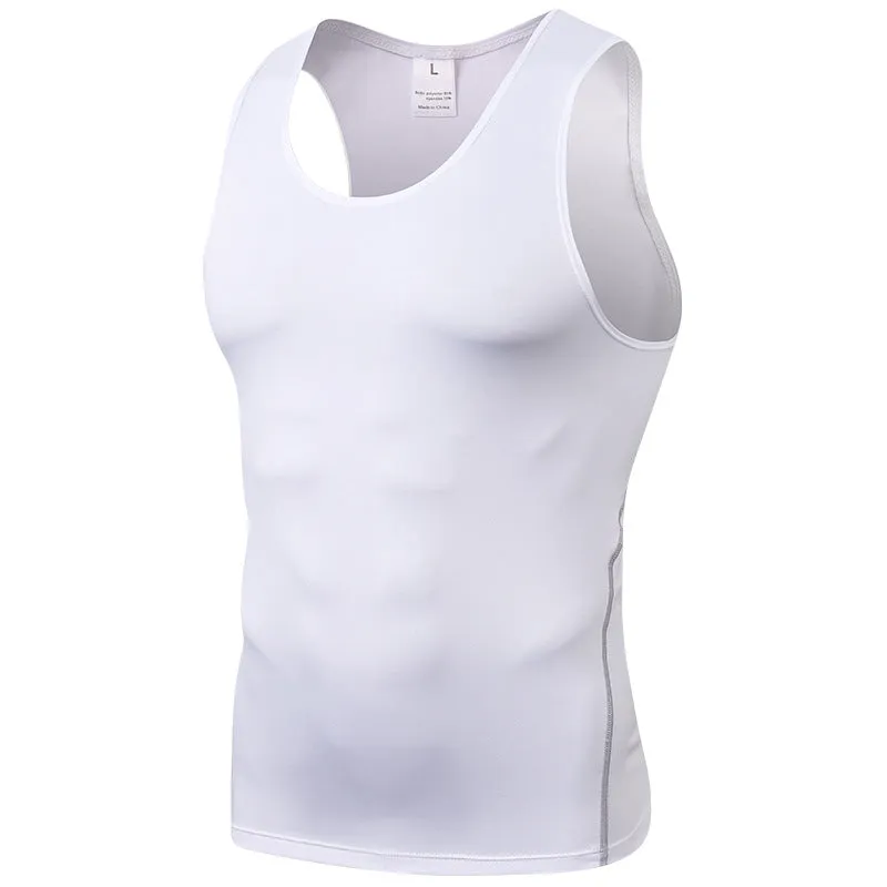 Men Compression Running Tank Top