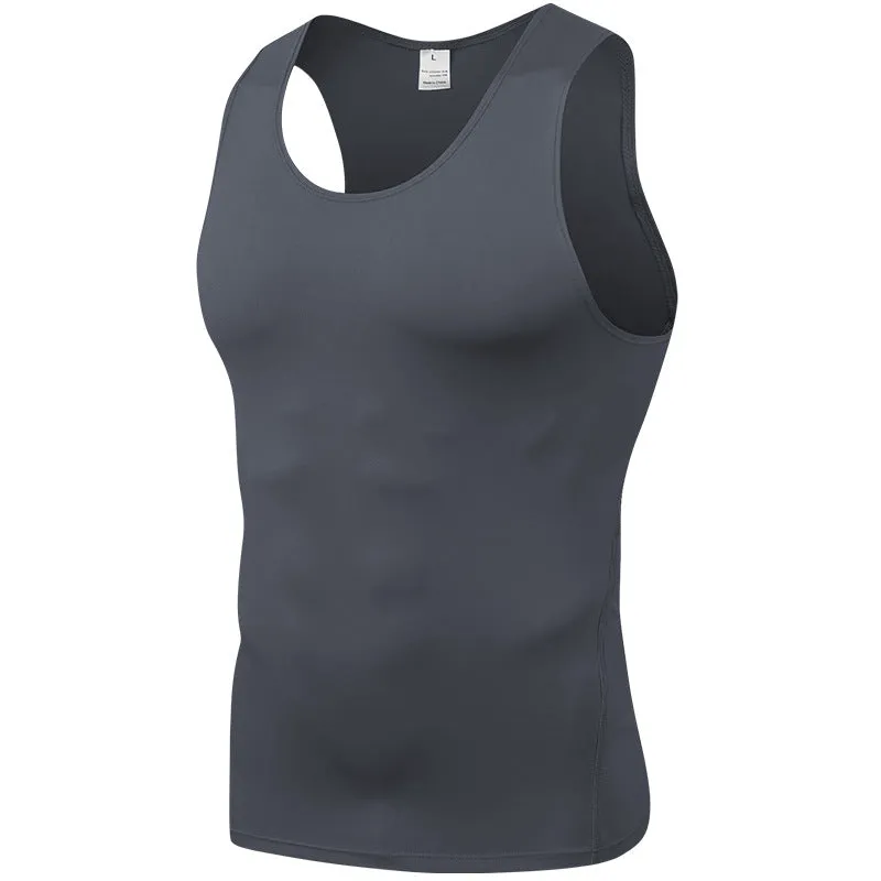 Men Compression Running Tank Top