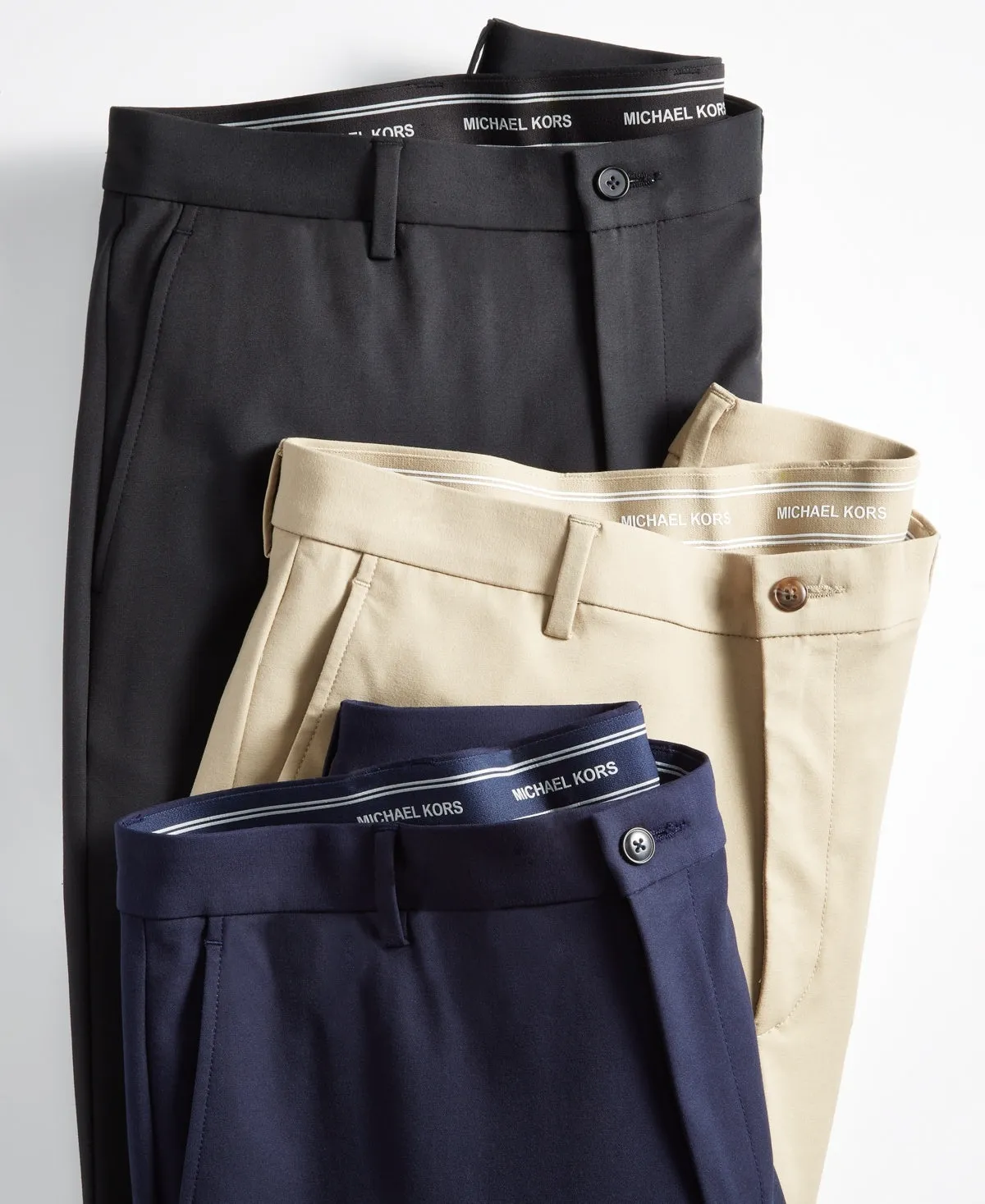 Michael Kors Mens Classic fit Dress Pants 36 / 30 Blue Solid