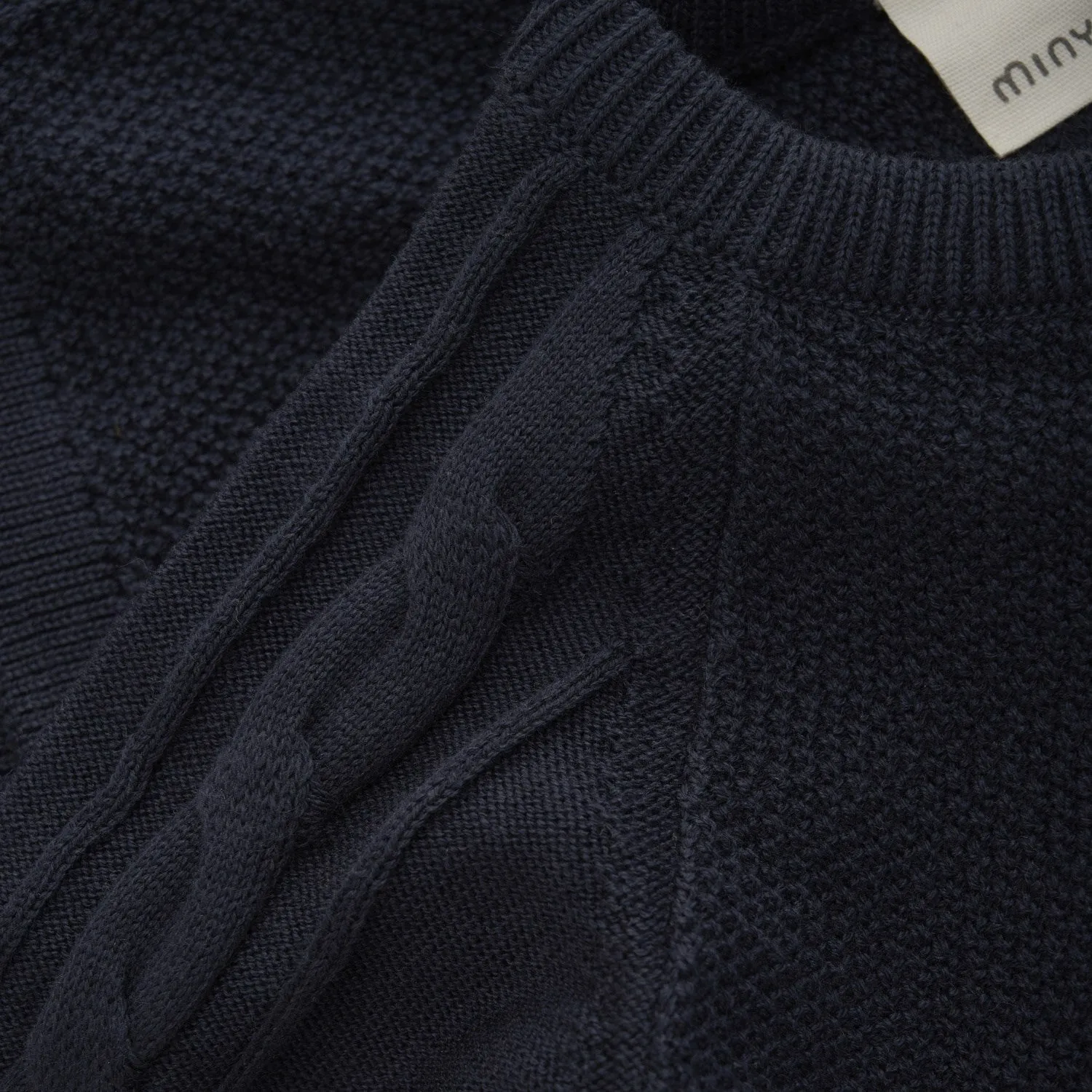 Minymo Parisian Night Cardigan Knit