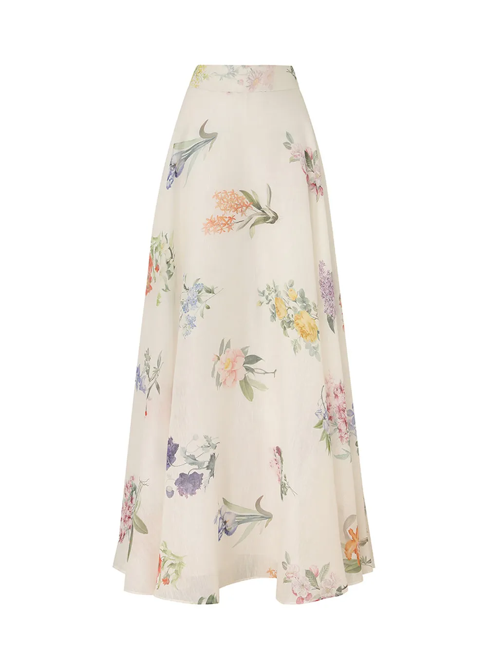 Natura Maxi Skirt (Multi Botanical Ivory)