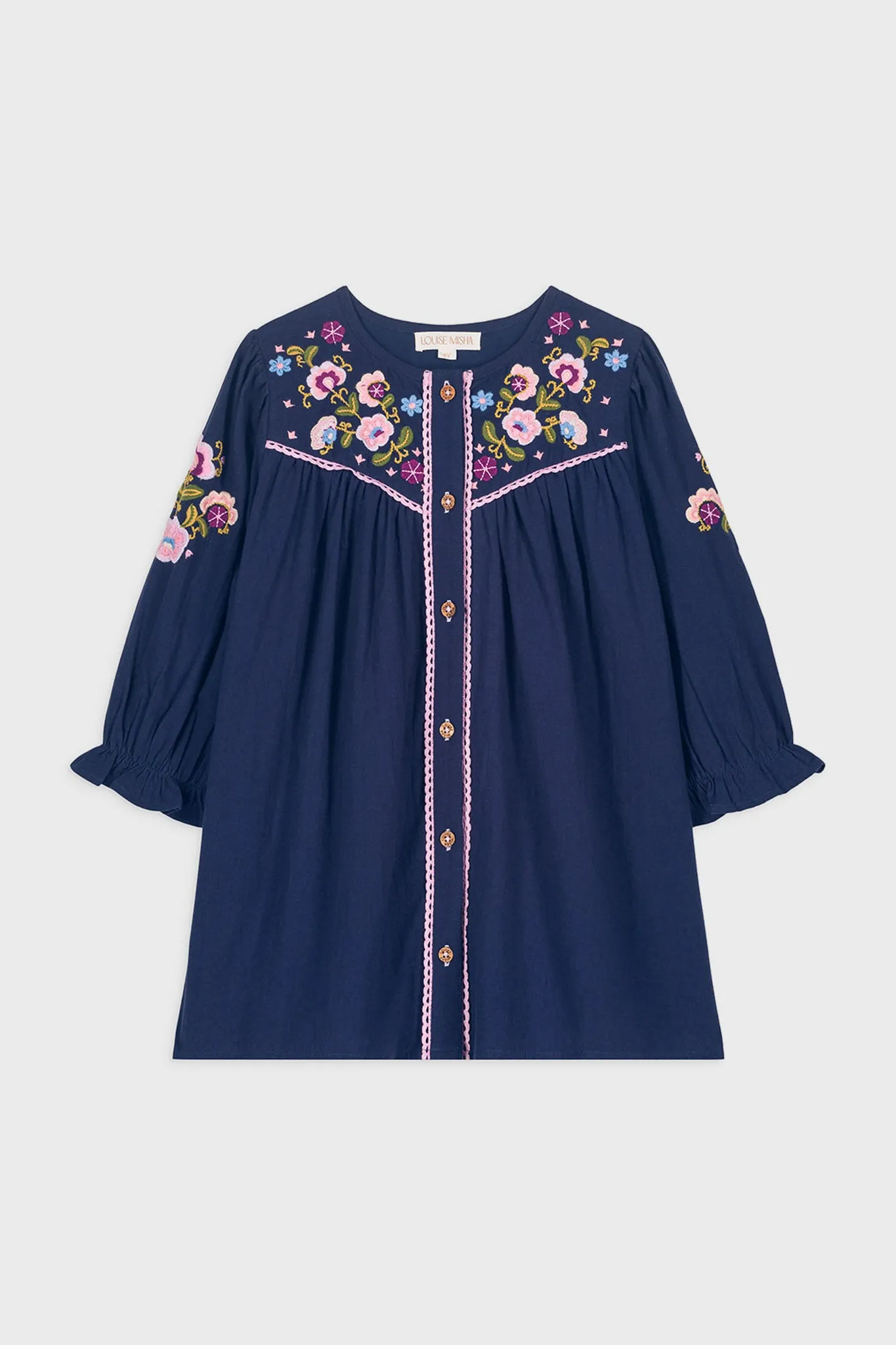 Navy Floriane Dress