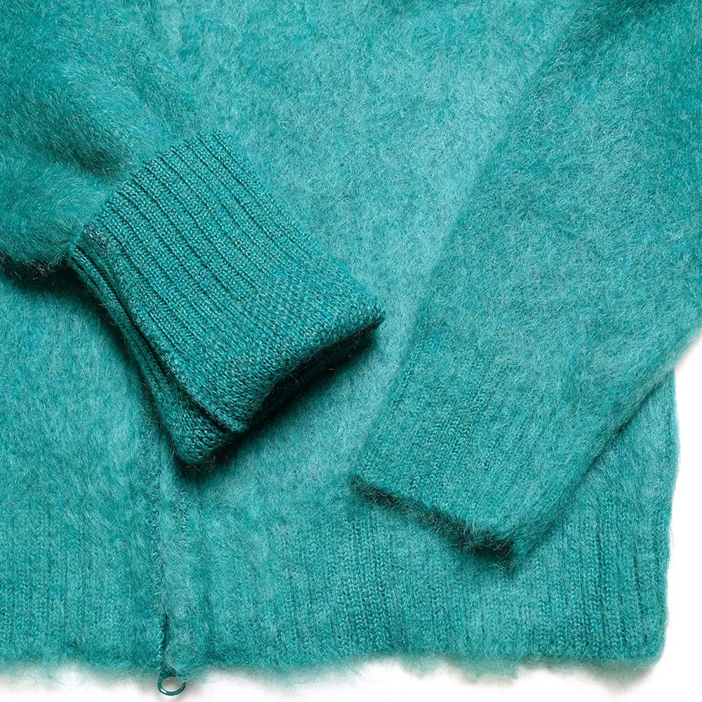 Needles - Zipped Mohair Cardigan - Solid - NS283