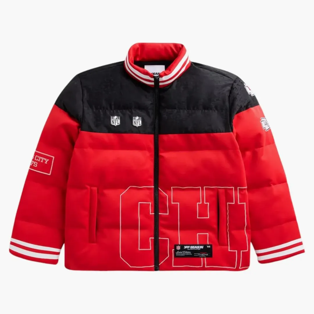 Off Season X Nfl Kansas City Chiefs Team Puffer Jacket Red/black
