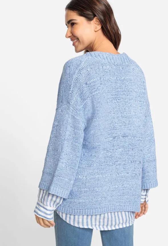 Open Front Tape Yarn Cardigan