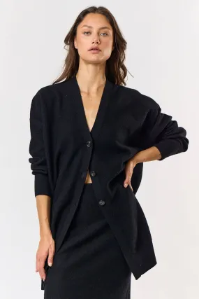 OVERSIZED BUTTON UP CARDIGAN
