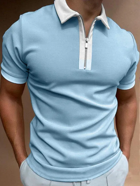 Patterned Polo Shirt