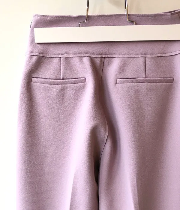 PHEENY/AMUNZEN HIGH WAIST TAPERED PANTS(LAVENDER)
