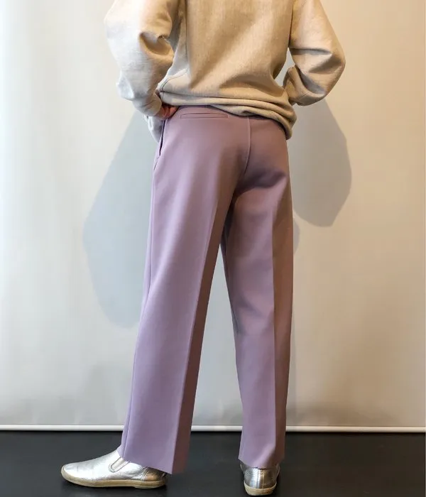 PHEENY/AMUNZEN HIGH WAIST TAPERED PANTS(LAVENDER)