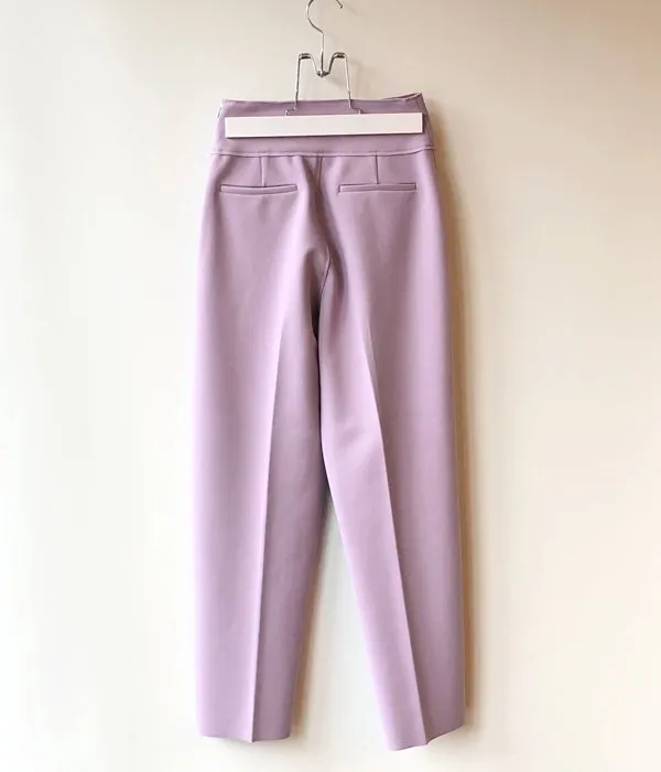 PHEENY/AMUNZEN HIGH WAIST TAPERED PANTS(LAVENDER)