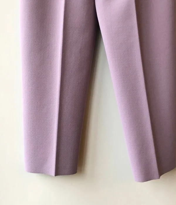 PHEENY/AMUNZEN HIGH WAIST TAPERED PANTS(LAVENDER)