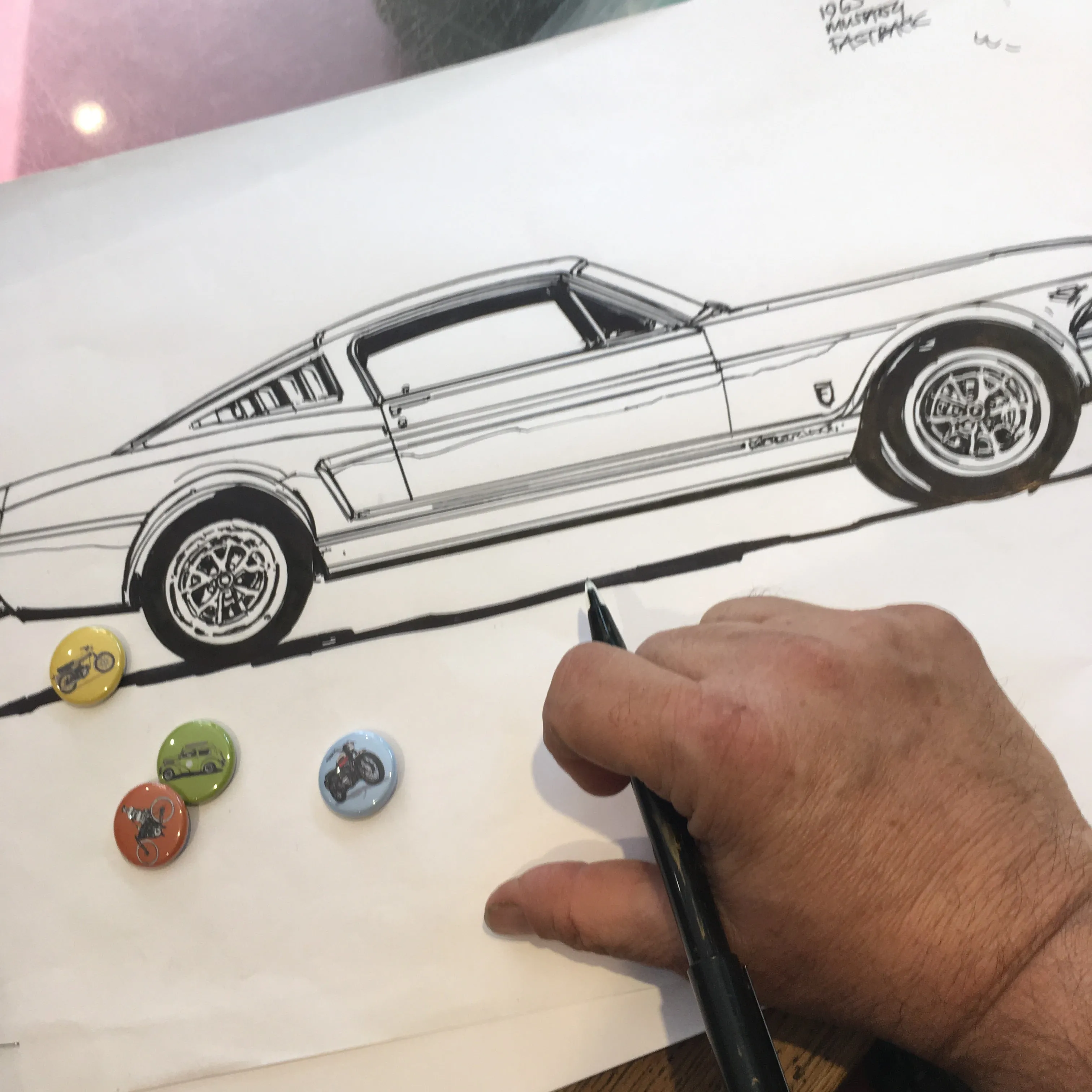 PROJECT SOS MUSTANG (SIDE VIEW) T-SHIRT