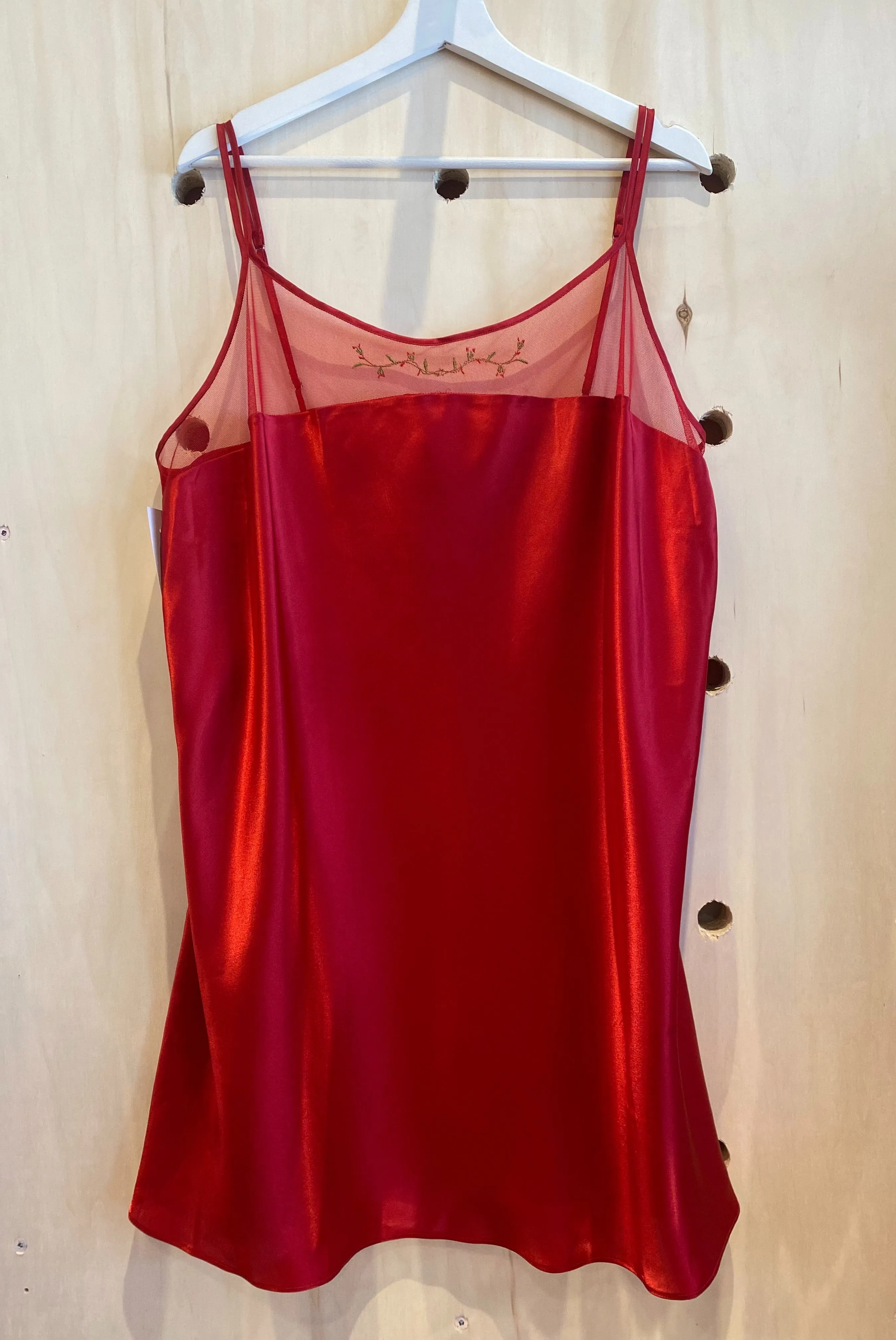 Red Slip Dress