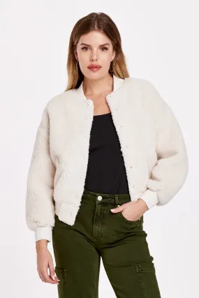 ROBIN FLEECE JACKET IVORY SHERPA
