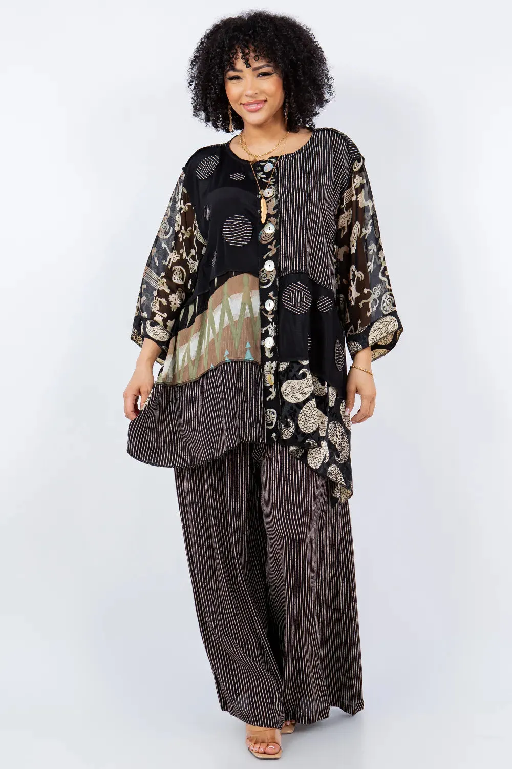 Sterling Style Short Happy Coat - 5775SHC BLACK