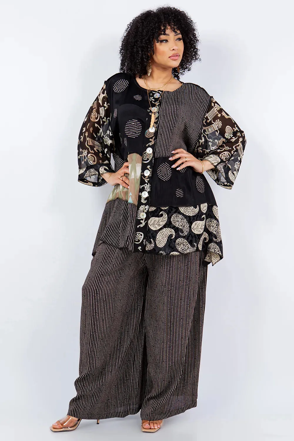 Sterling Style Short Happy Coat - 5775SHC BLACK