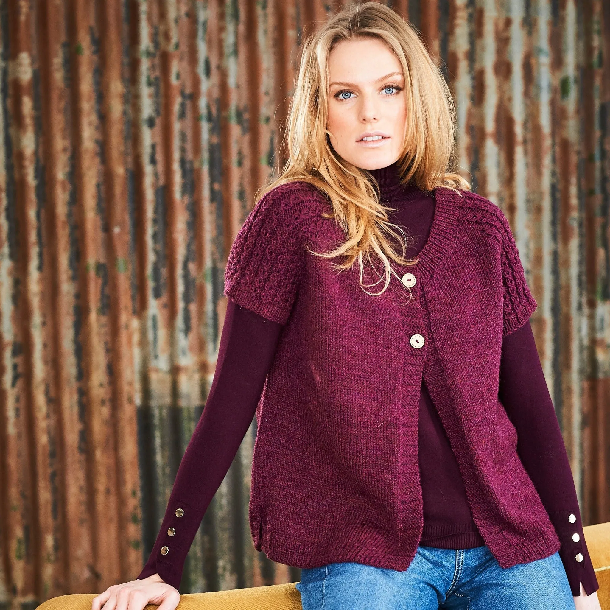 Stylecraft Cardigan DK Knitting Pattern 9656 PDF