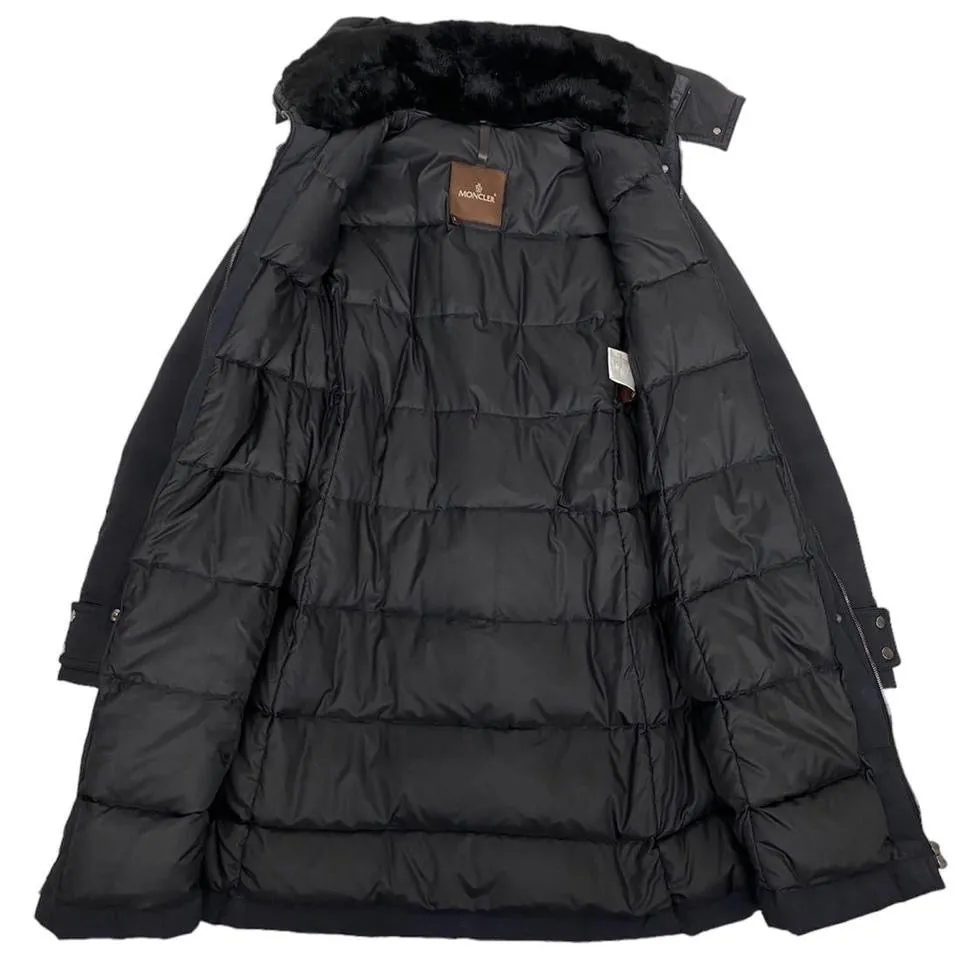 Vintage Moncler Long Down Coat Medium