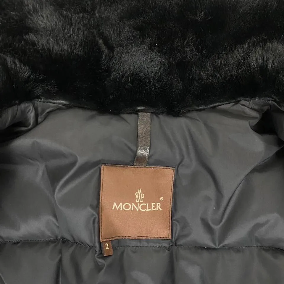 Vintage Moncler Long Down Coat Medium