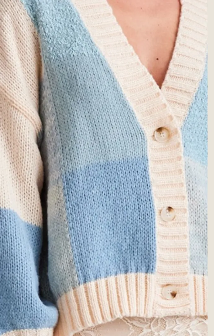 Vixen Blue Multi Cardigan