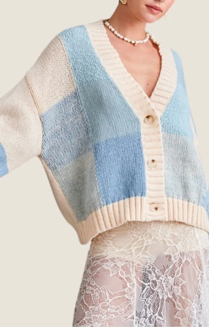 Vixen Blue Multi Cardigan