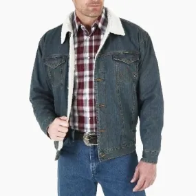Wrangler Men's Jean Jacket Sherpa Lined