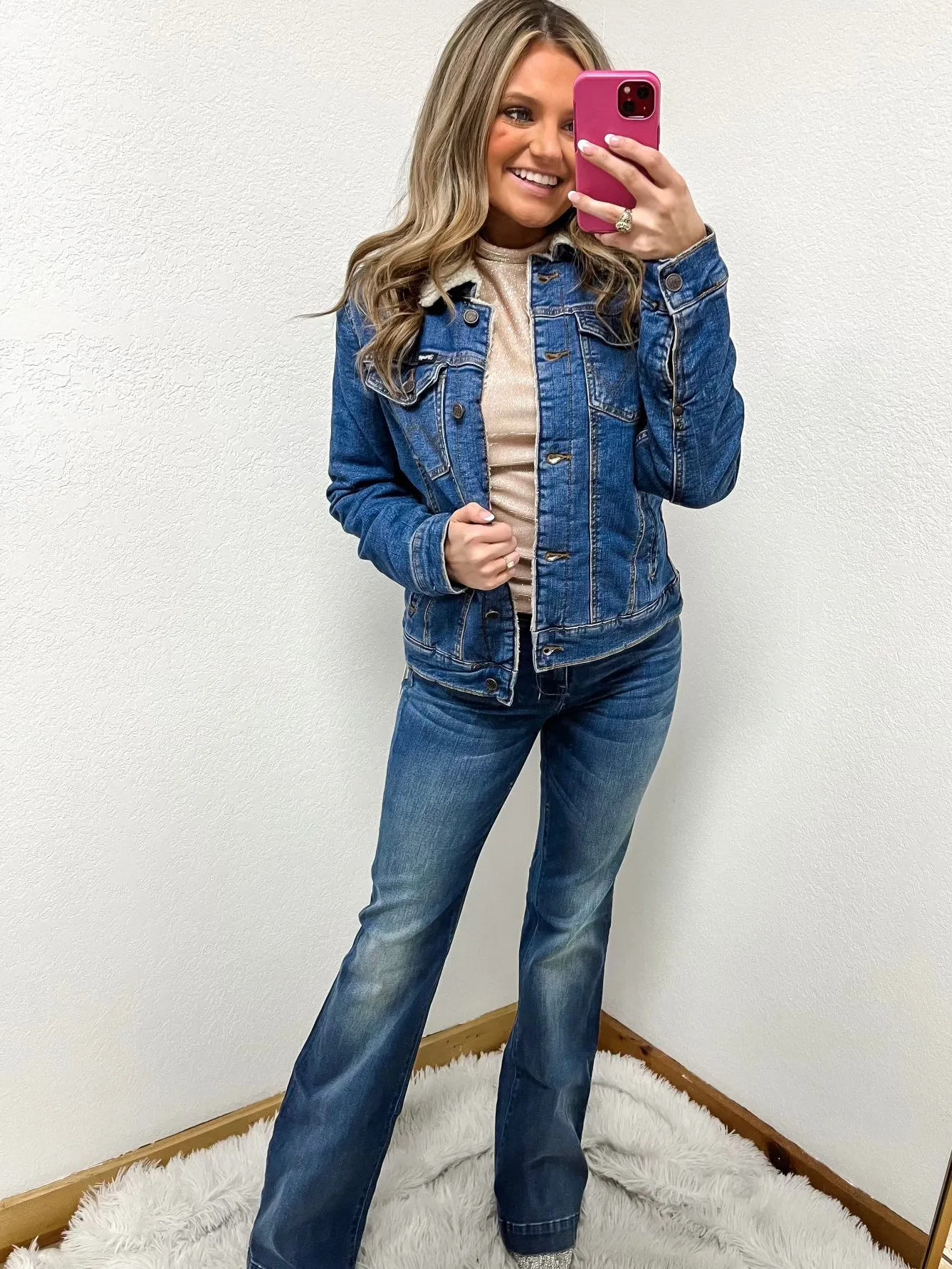 Wrangler Retro Sherpa Denim Jacket