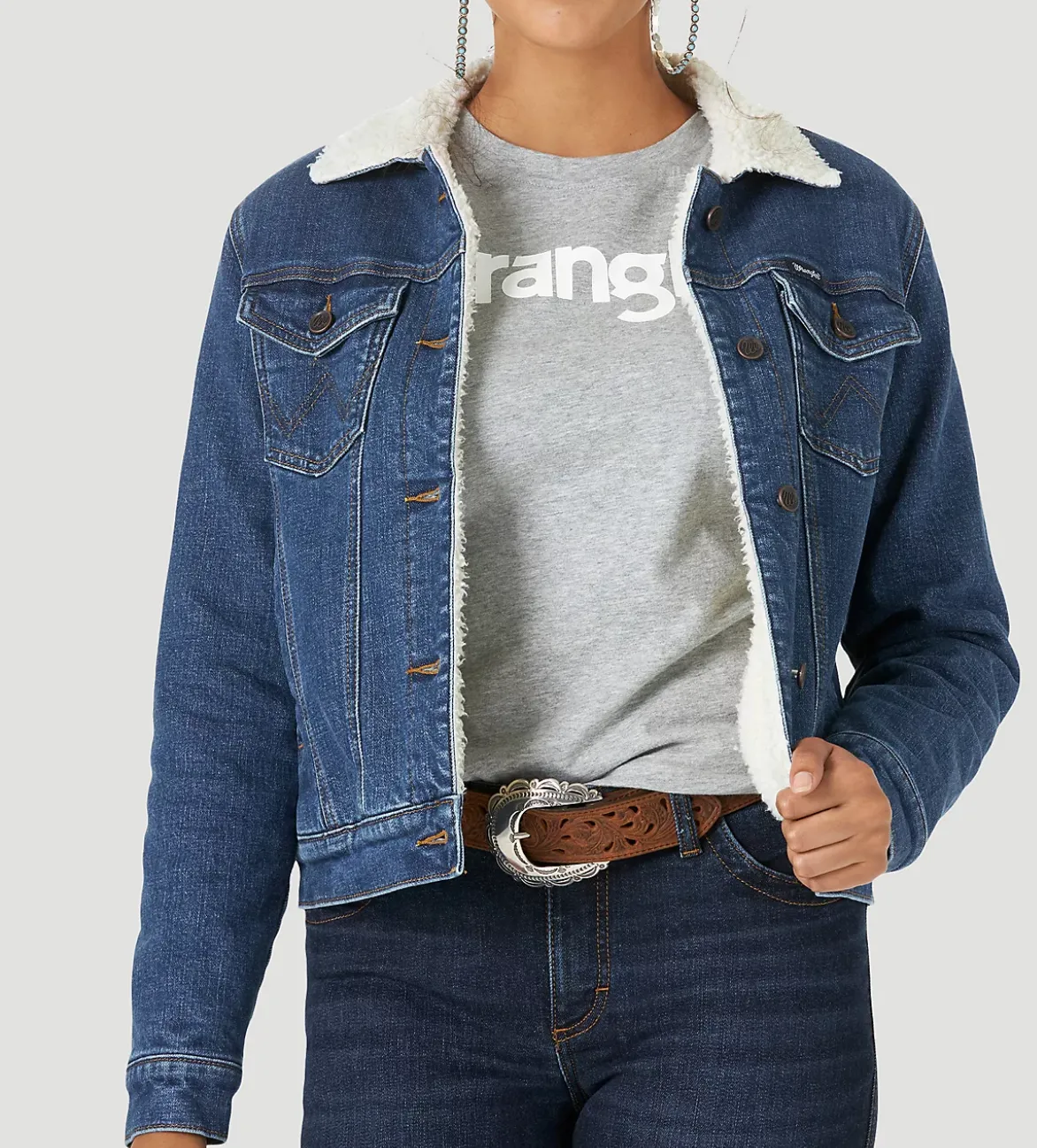 Wrangler Retro Sherpa Denim Jacket
